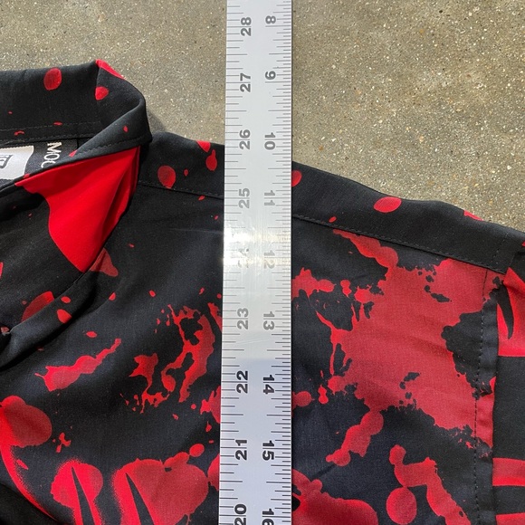 Vintage Marvel Mecca Cyborg 2001 All Over Print Button Up Shirt size 14-16 - Picture 5 of 5